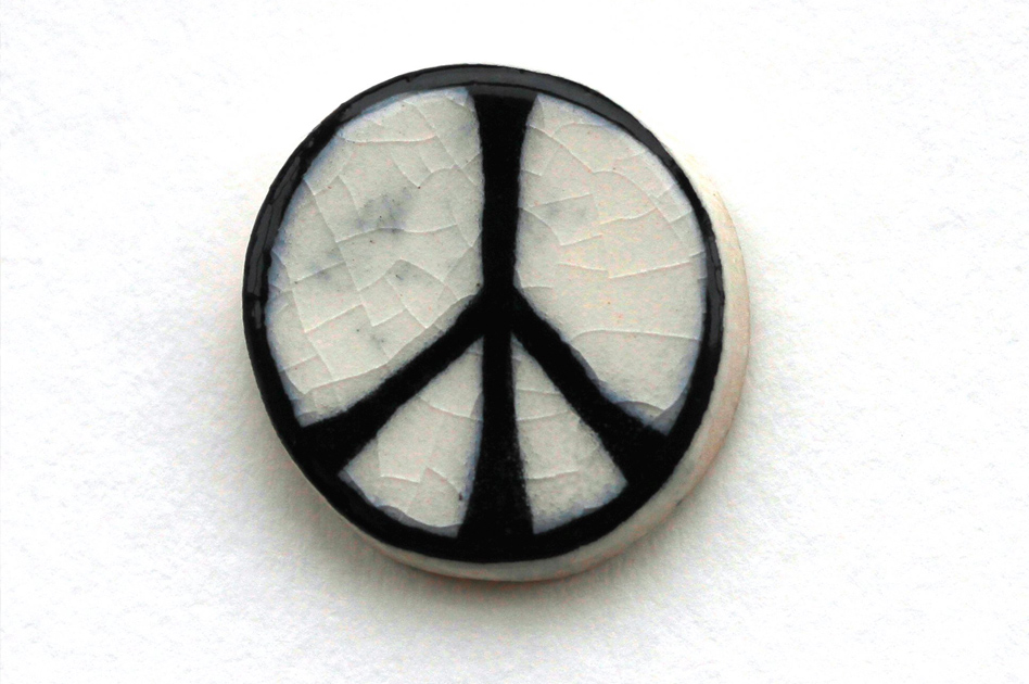 first peace symbol badge