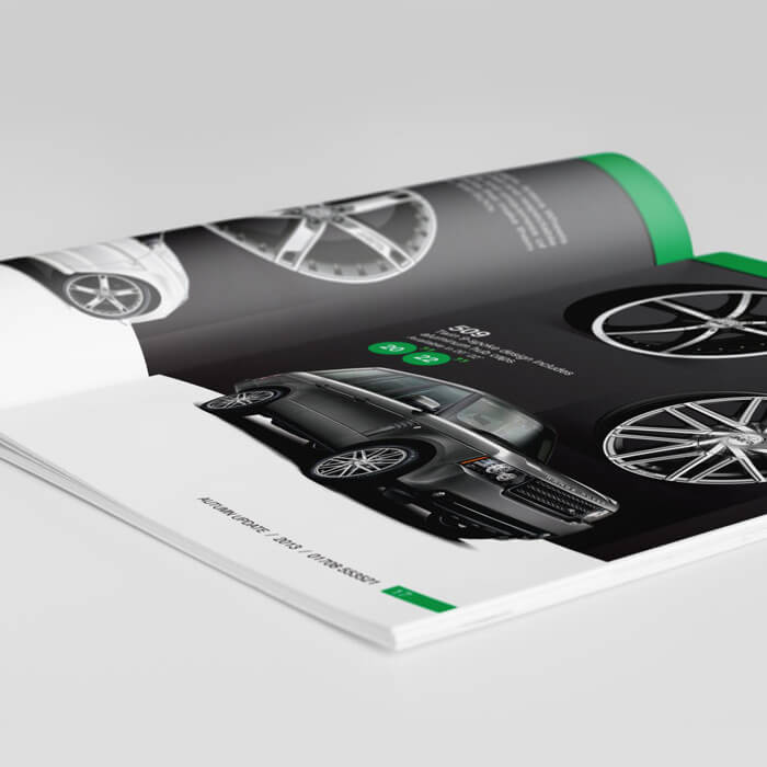 Elite wheel brochure design