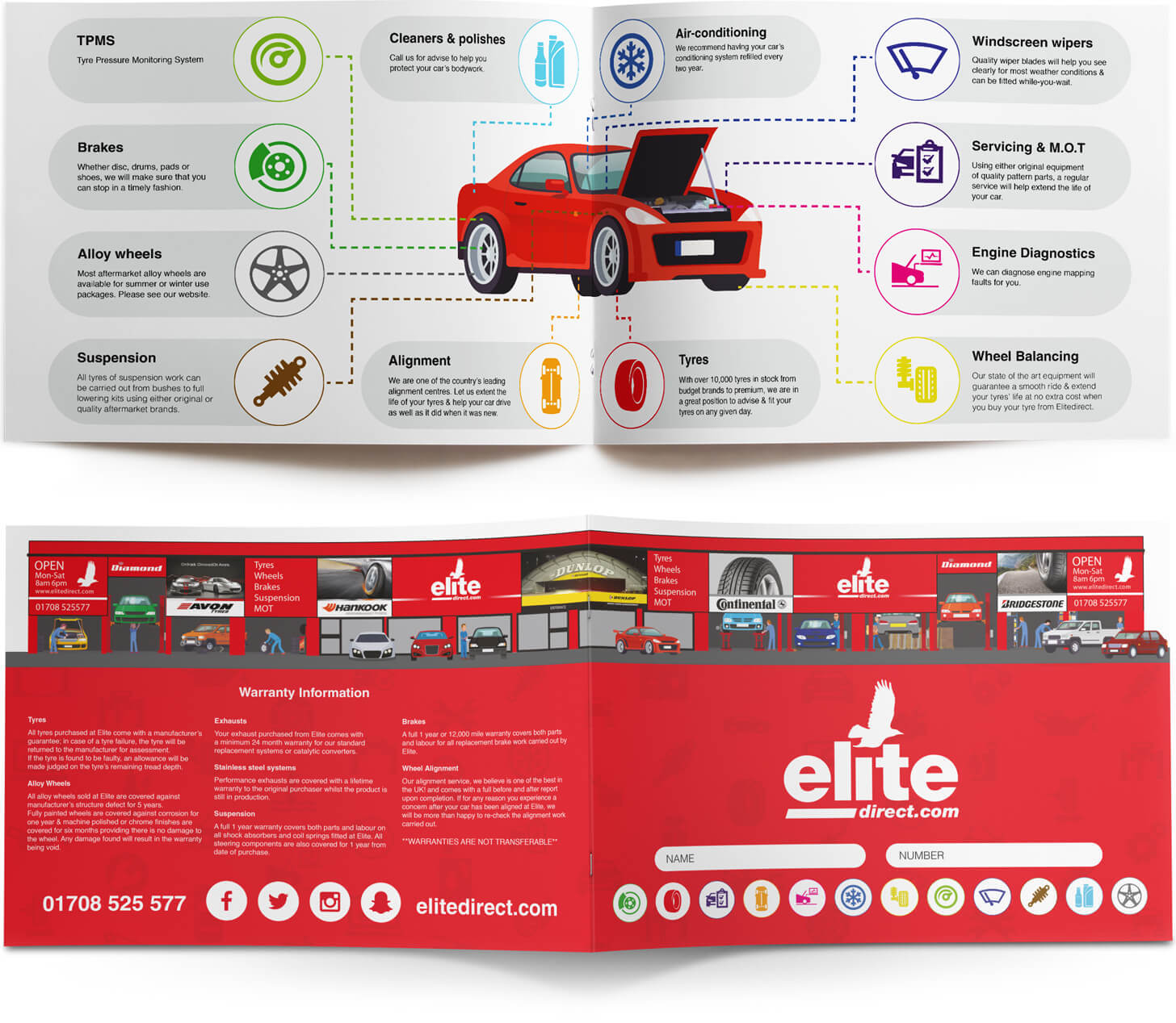 infographic design booklet