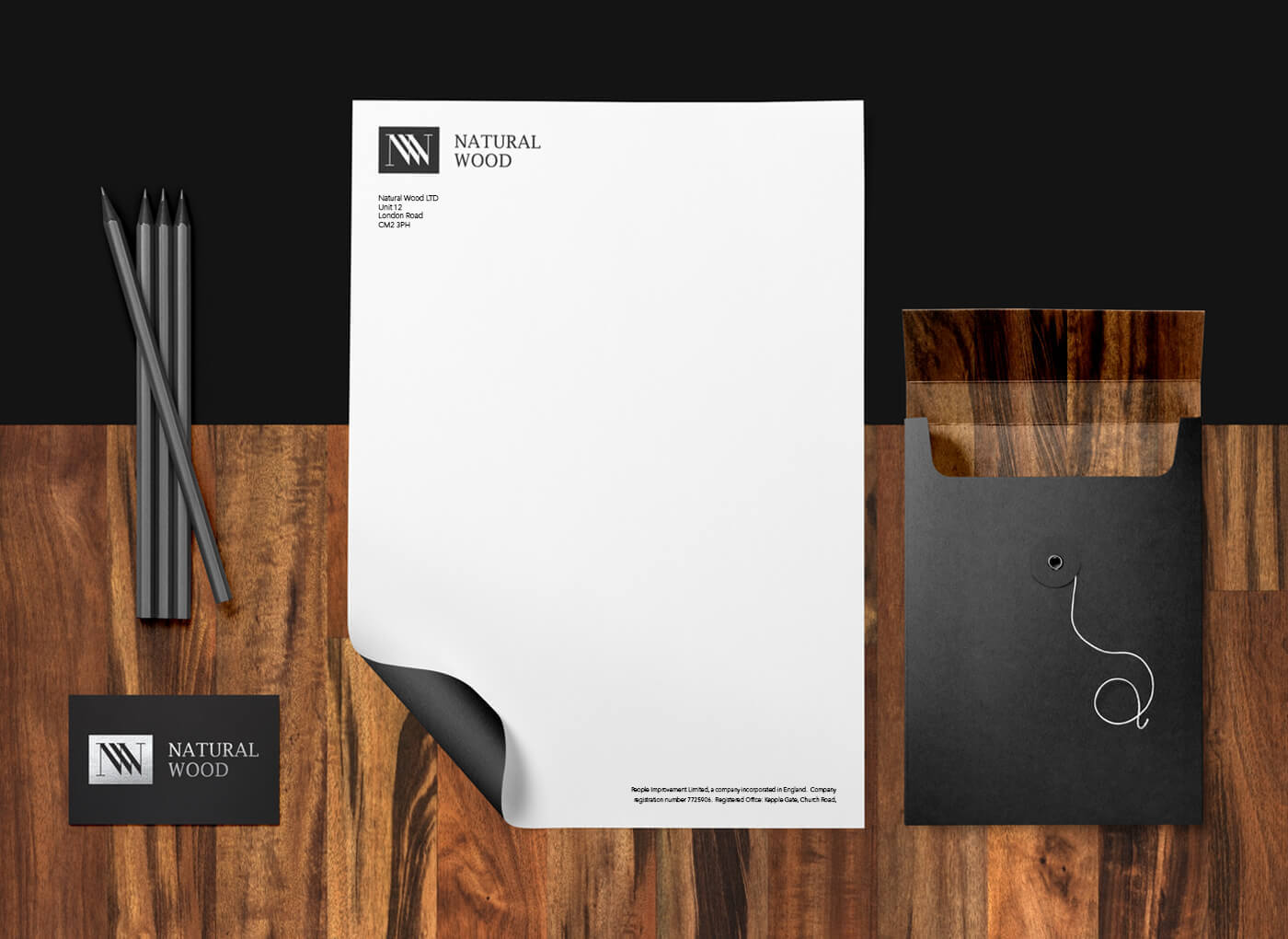 natural wood branding