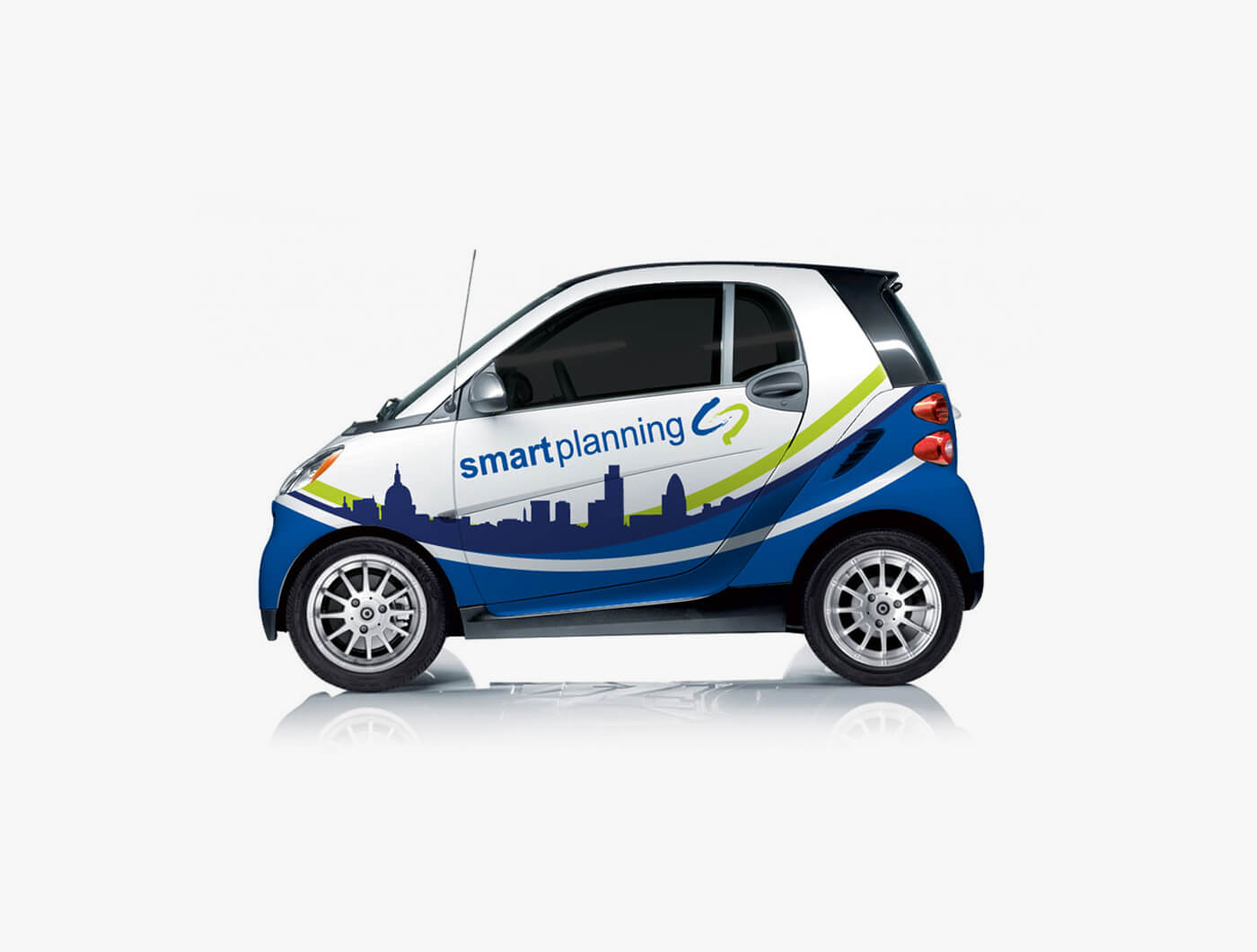 smart car vinyl wrap design